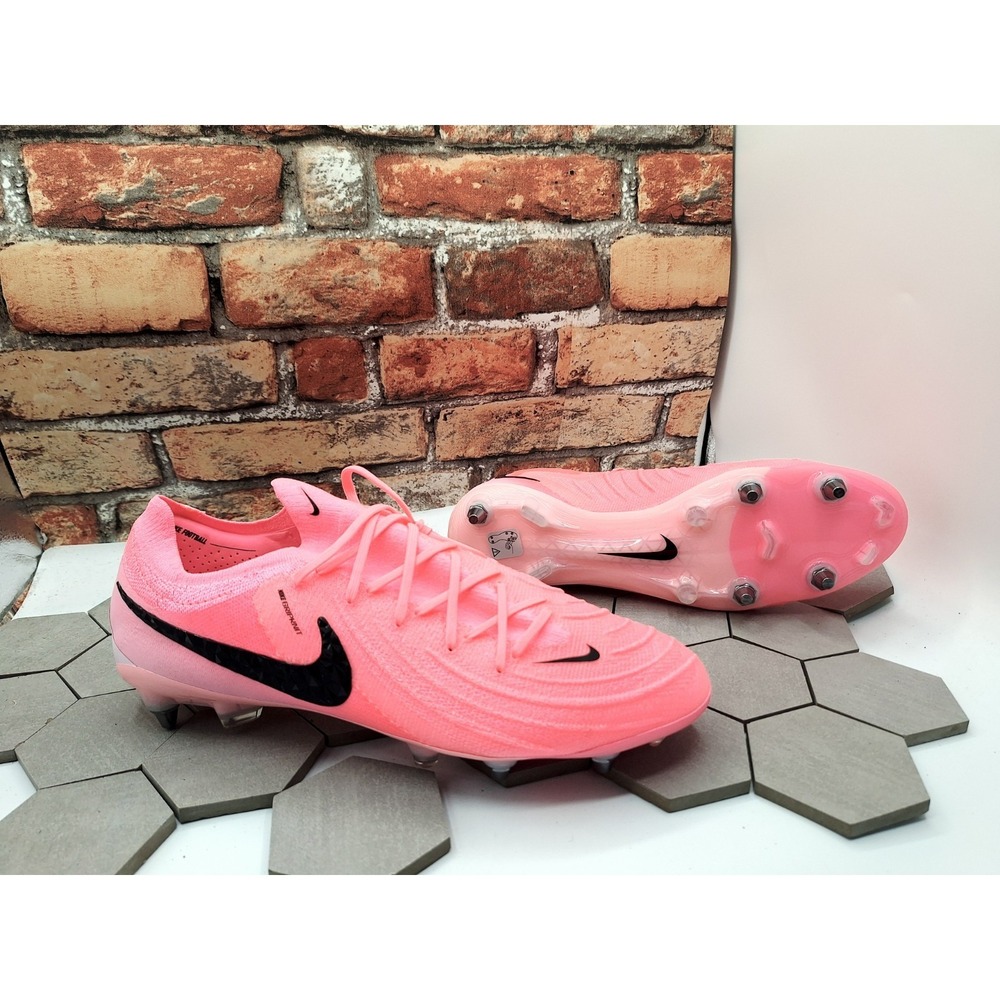 Nike Phantom GX Elite SG-Pro Anti-Clog Soccer Cleats Pink Blast FQ9034600 Men 12 - Picture 1 of 16